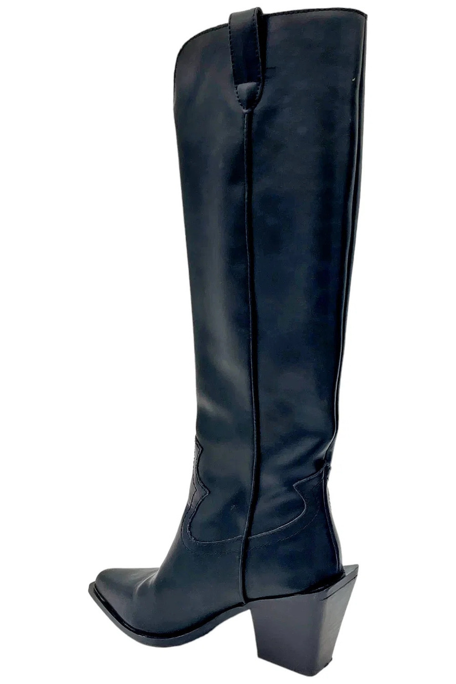 Ash Women's Duran Leather Boots Black - Medium